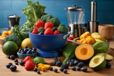 fresh-green-smoothie-glass-wooden-table-ingredients